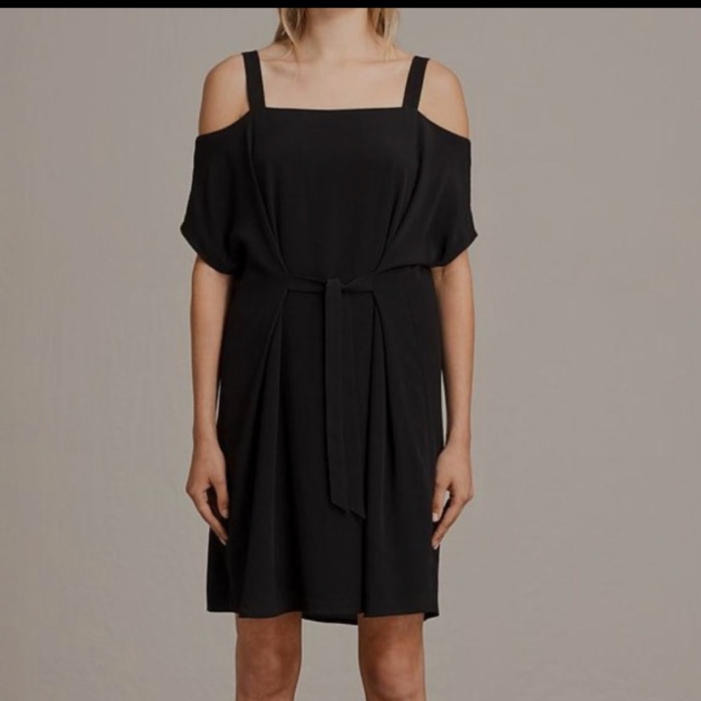 Woman’s ALL SAINTS Rae open shoulder dress x-small